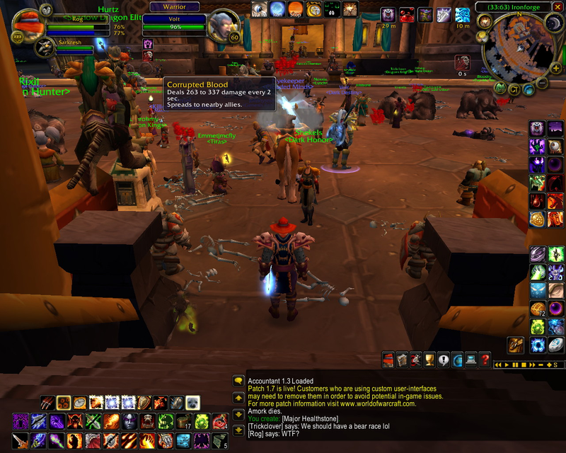 El incidente tomando fuerza. WoWWiki